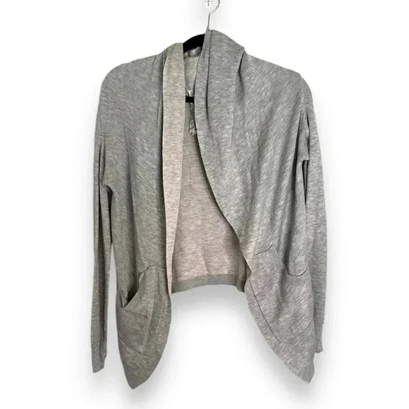 Lululemon Gray Pink Open Cardigan Size 4 - Picture 1 of 9